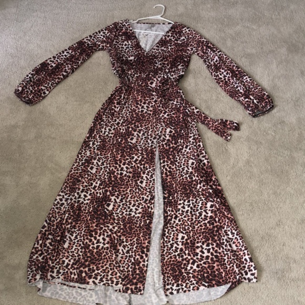 ASOS Maxi Dress Animal Print Women’s Size 6 NWT New